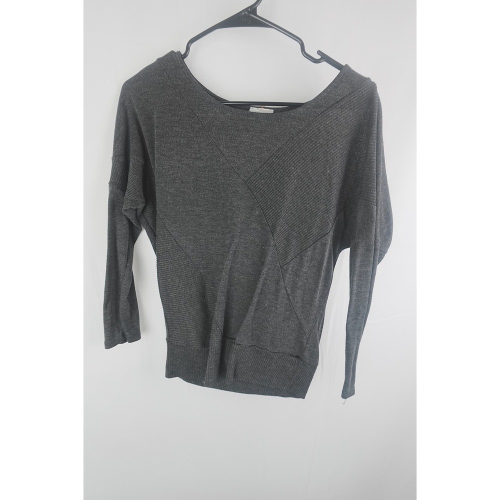 New Mode USA Lightweight Dolman Sleeve Ribbed‎ Knit Pullover Top S